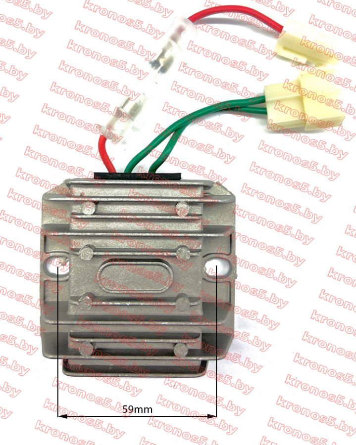 «Реле (регулятор) зарядки  мотоблока 178F-186F 2 разьема 3 провода» - фото
