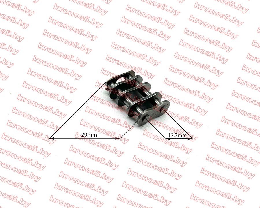 «Замок (Звено) двухрядной цепи (2ПР-12,7-31,8) привода малого редуктора » - фото