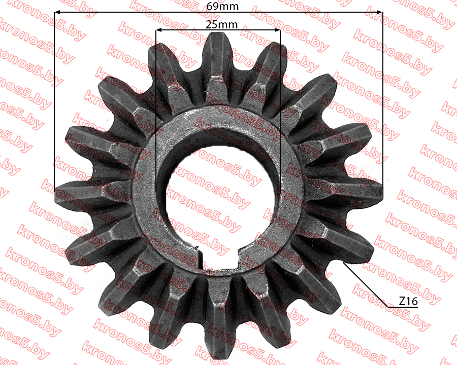 «Шестерня конусная привода ротора косилки Wirax Z-16» - фото