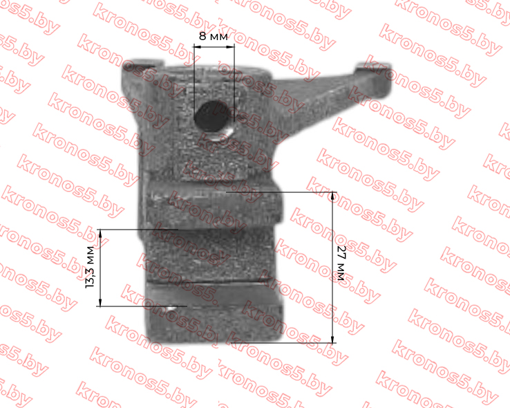 «Вилка основной КПП под болт» - фото 4