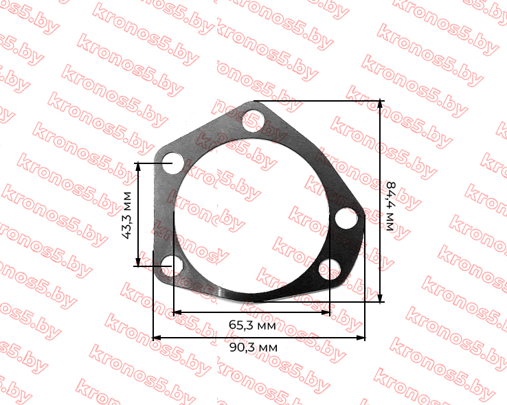 «Прокладка регулировочная стакана подшипника вала привода дифференциала 224/244» - фото 2