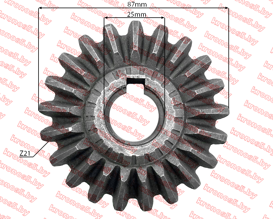 «Шестерня конусная ведущая привода ротора косилки Wirax Z-21» - фото