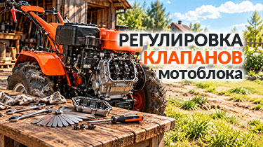 Регулировка клапанов мотоблока: зазоры и порядок настройки
