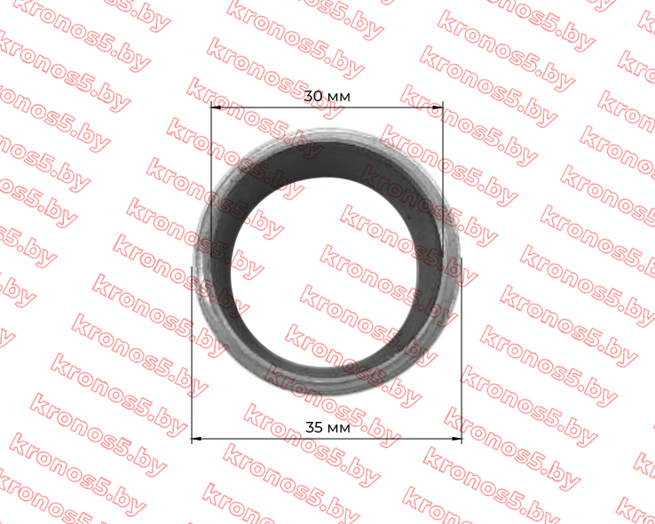«Втулка оси качания переднего моста (не раздвижная колея) 30x35x40 Кентавр/Уралец/Синтай» - фото 3