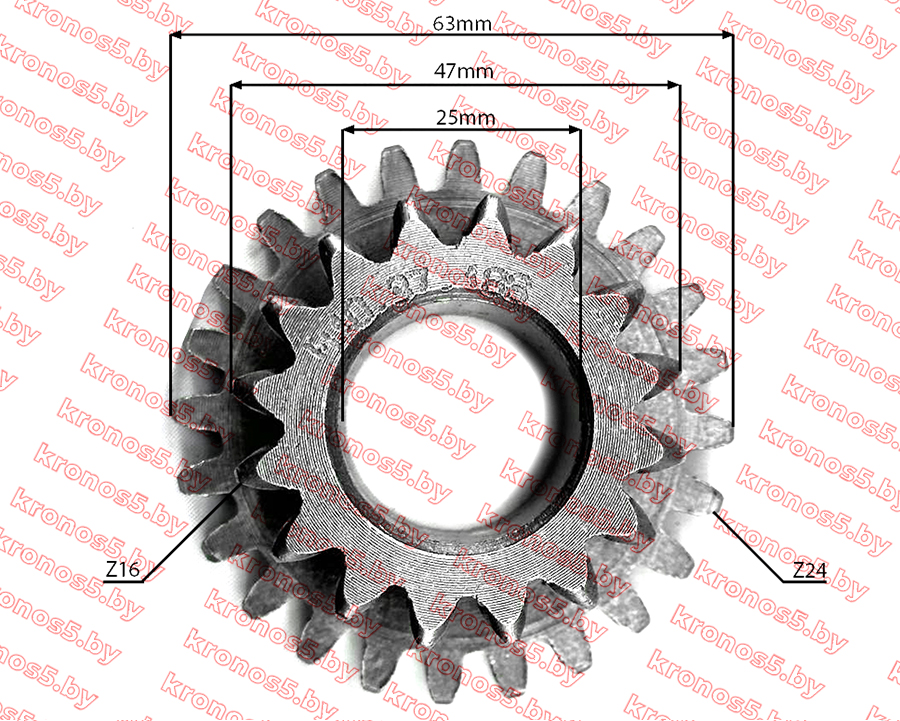 «Шестерня задней передачи Z-16/24 » - фото
