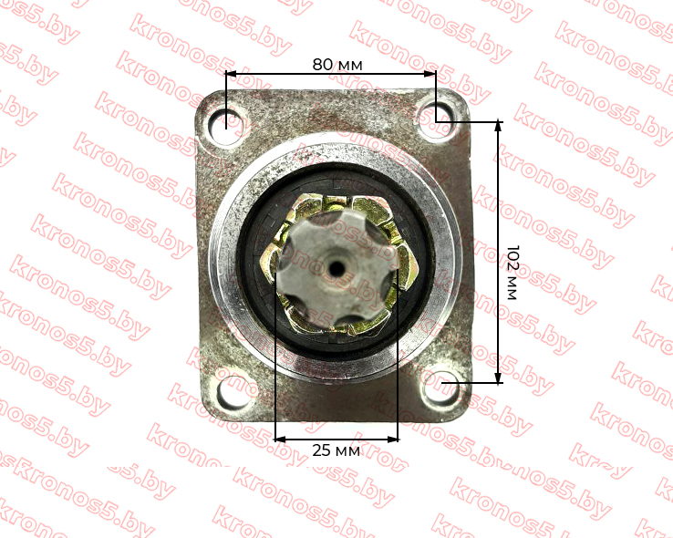 «Шестерня (вал) коническая ведущая шестерня переднего моста в сборе DongFeng» - фото 2