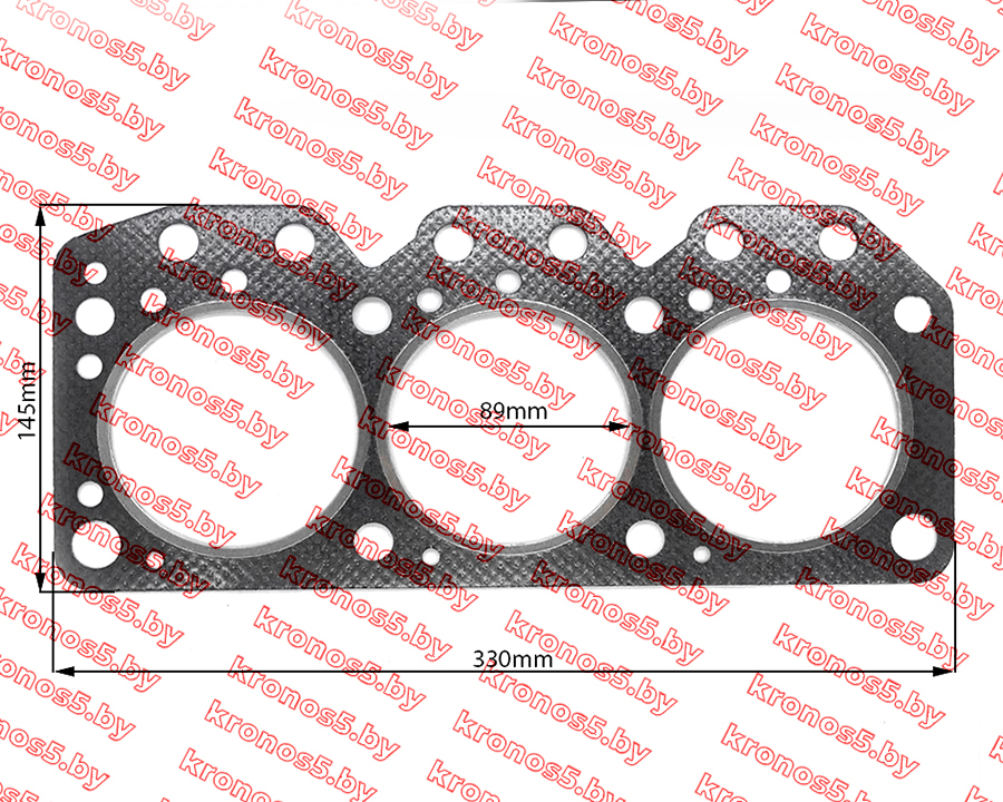 «Прокладка головки блока цилиндров ГБЦ LL380 3*90 мм» - фото