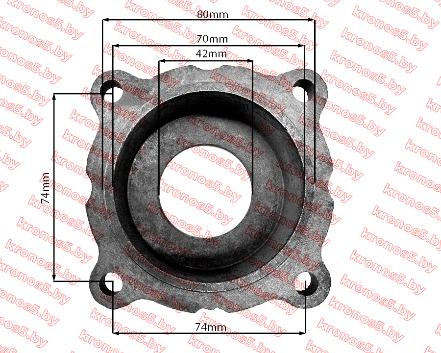 «Крышка сальников корпуса полуоси Ø40 мм. к мотоблоку и минитрактору с водяным охлаждением» - фото «Крышка сальников корпуса полуоси Ø40 мм. к мотоблоку и минитрактору с водяным охлаждением» - фото