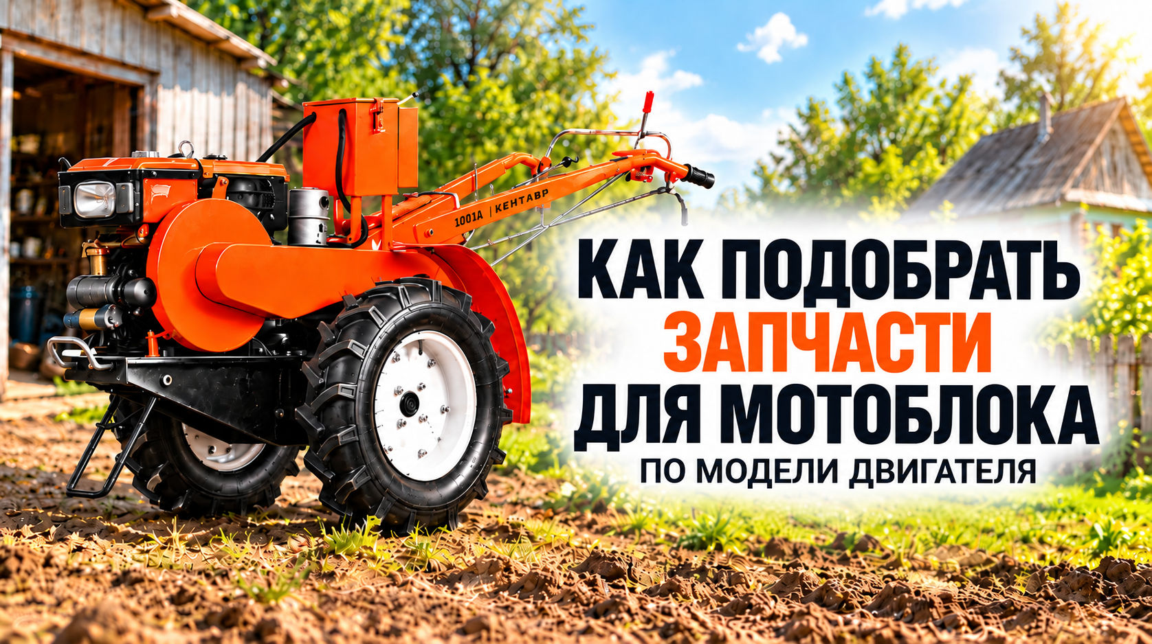 Как подобрать запчасти для мотоблока по модели двигателя