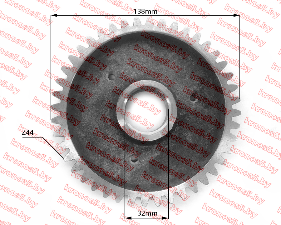 «Шестерня центробежная Z-44 внутр. Ø32 мм - ZS/ZH1100» - фото