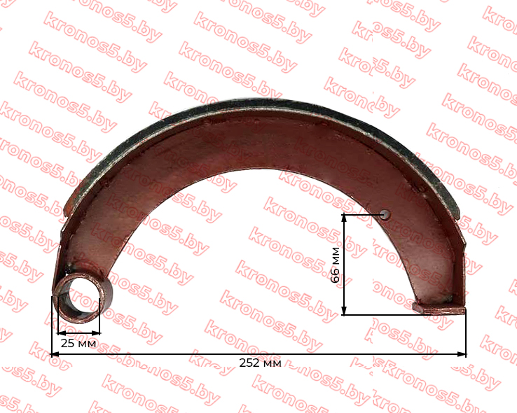 «Колодка тормозная (пара) Ф= 270 мм» - фото 2