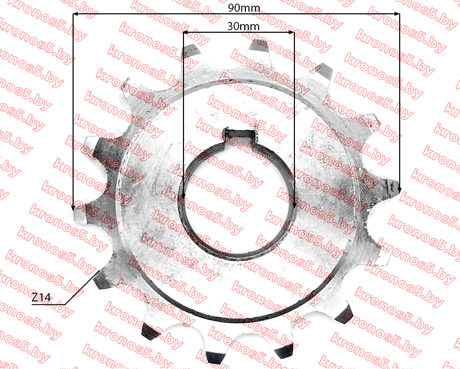 «Звездочка цепная Z-14 Ф=30 мм Anna» - фото