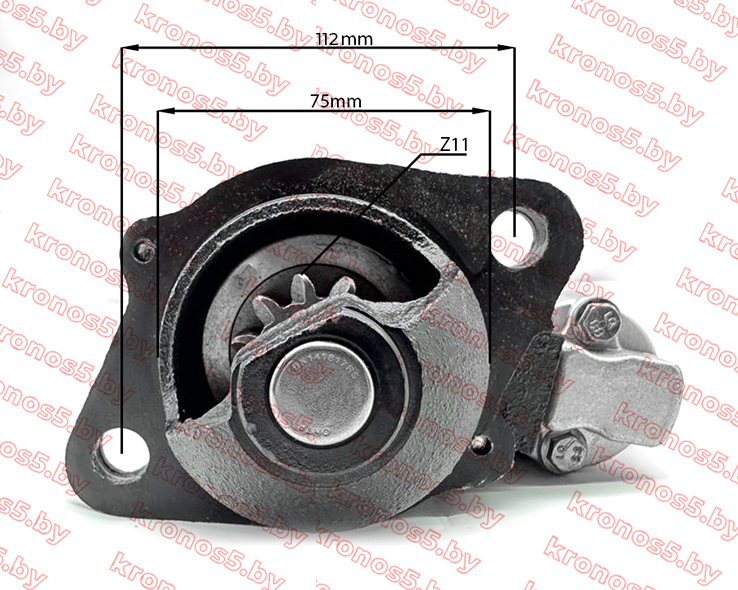 «Стартер электрический Z-11 (посадка ф=75мм, болт 112 мм) TY290/295 QDJ1308J» - фото 4