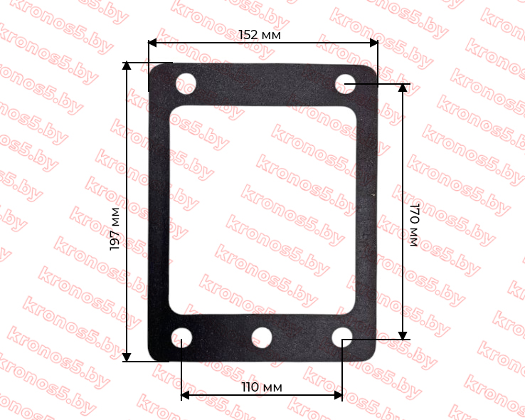 «Прокладка задней крышки КПП/6 SK» - фото