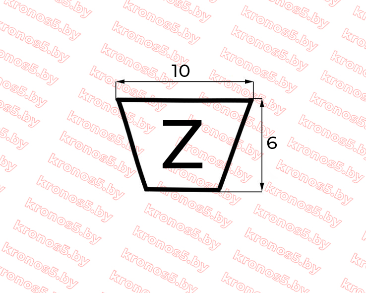 «Ремень Z(O)-1120 Lw / 1098 Li / 1136 La» - фото 2