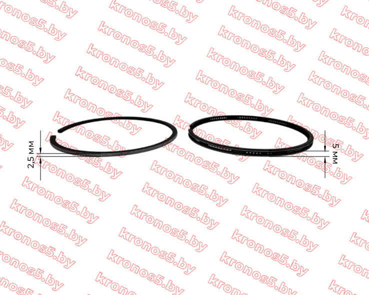 «Кольца поршневые ZS1100 Ø100 мм.» - фото 2