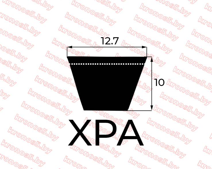 «Ремень клиновой ХРА 732 (зубчатый) Lw / 692 Li / 749 La» - фото 3