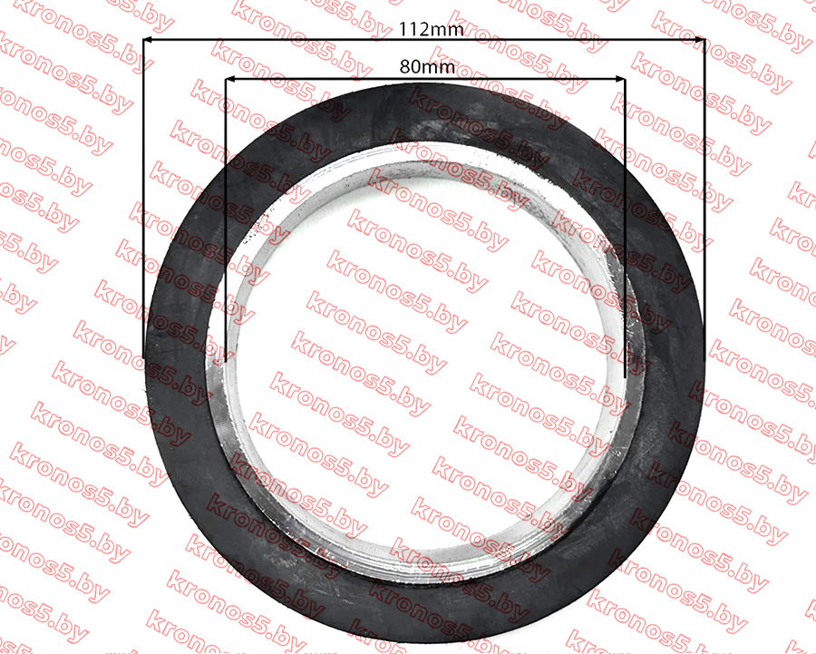 «Кольцо резиновое ролика к картофелекопалке Z-609 80мм» - фото