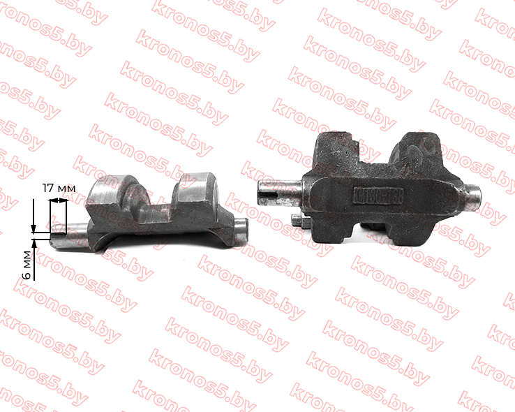 «Комплект балансиров коленвала KM130/KM138 (верхний и нижний)» - фото 5