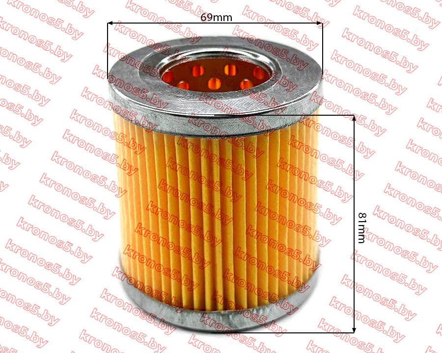«Фильтрующий элемент масляный ф-69/35/18 мм, H=81 мм» - фото