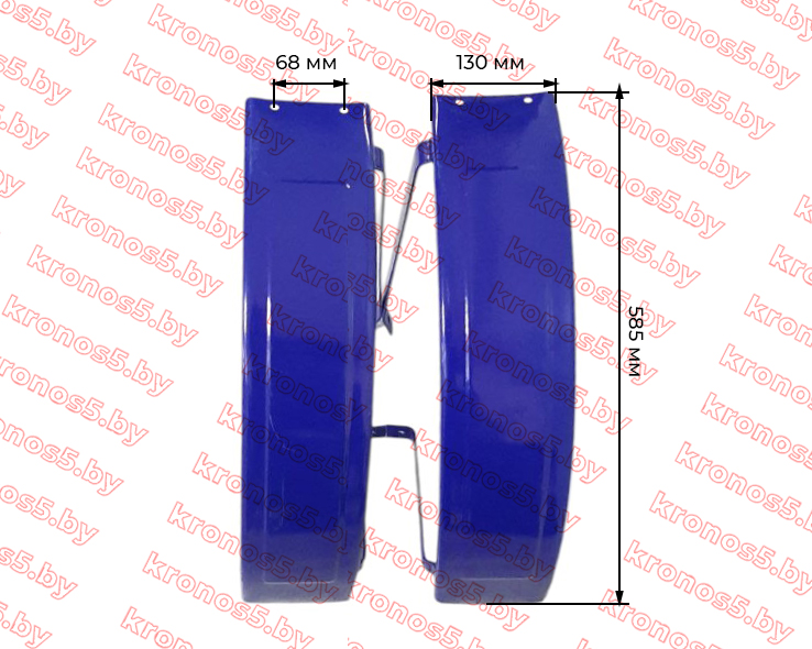 «Крыло переднее Л+П - Mototraktor (цена за 1 шт)» - фото 5