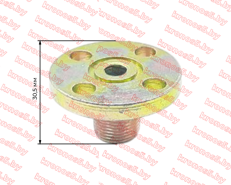 «Фланец гидравлического насоса  (прямой)» - фото 2