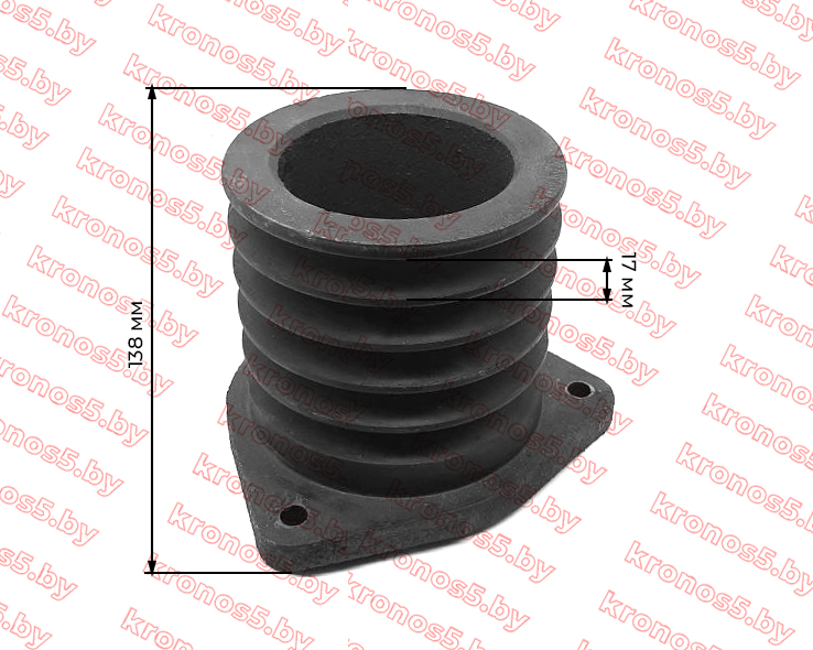 «Шкив маховика 5-ти ручейковый Ф=135 мм (болт ф 10мм) ZS1100/ZS1115NDL» - фото