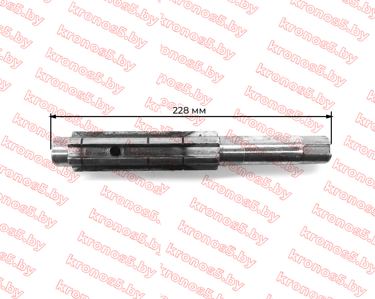 «Вал первичный редуктора почвофрезы с шестеренчатым приводом Z-6 L-228 (230) мм ф-24» - фото 4