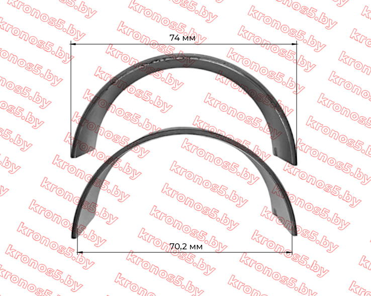 «Вкладыши шатуна ZS1115» - фото 2
