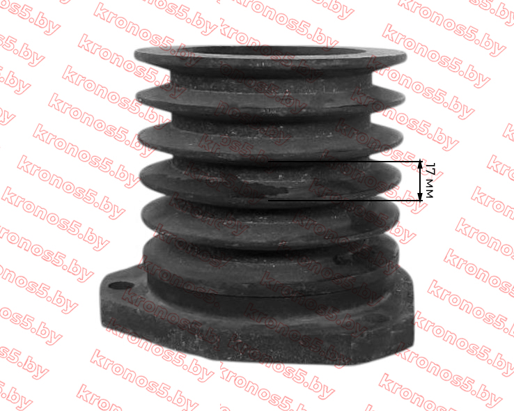 «Шкив маховика 5-ти ручейковый Ф=136 мм (болт ф 12мм) ZS1100/ZS1115NDL» - фото