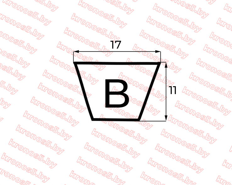 «Ремень В1450 Lw / 1407 Li / 1473 La» - фото 2