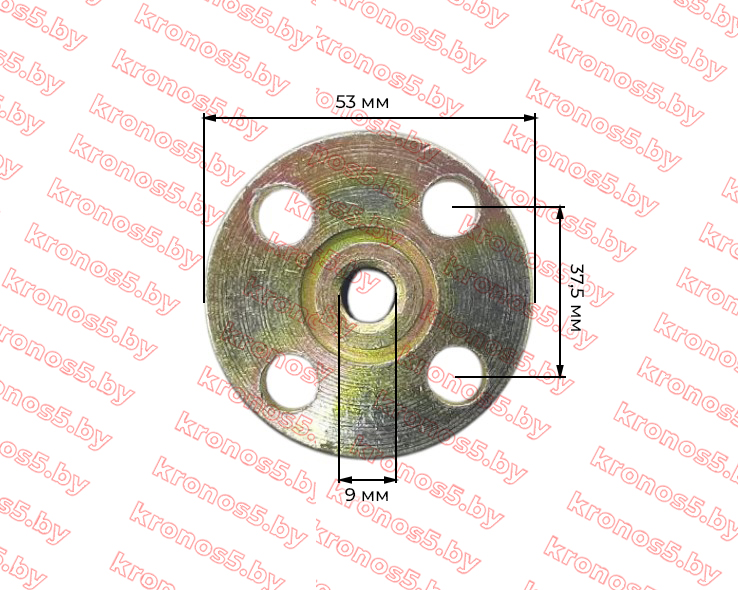 «Фланец гидравлического насоса  (прямой)» - фото 3