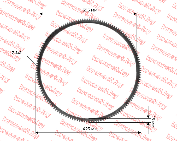 «ВЕНЕЦ МАХОВИКА Z-141 — ZS/ZH1100» - фото