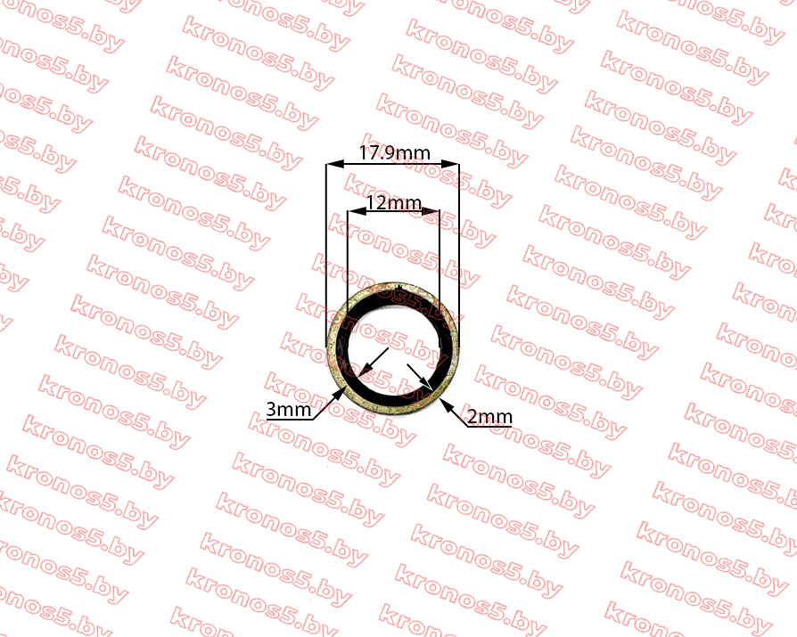 «Шайба топливопровда низкого давления (прорезиненая) 12*18*2 180/R190/190N» - фото «Шайба топливопровда низкого давления (прорезиненая) 12*18*2 180/R190/190N» - фото