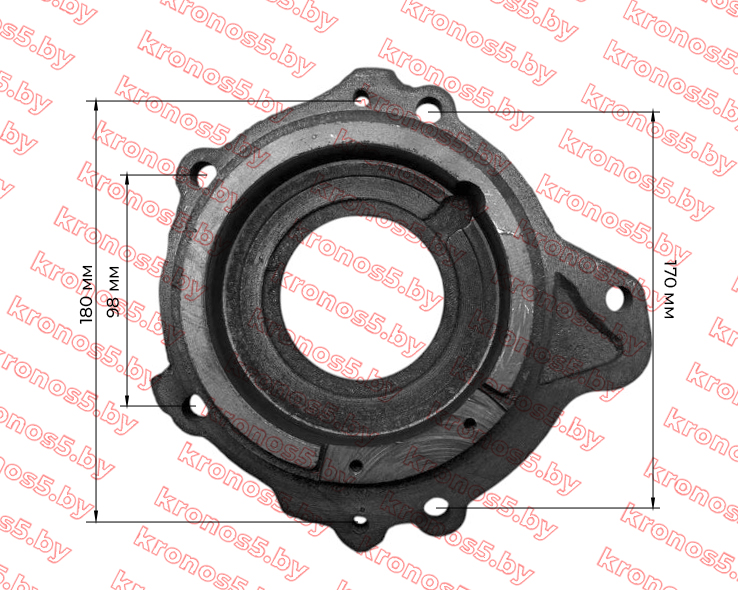 «Крышка подшипника коленвала (7 отверстий) R195N» - фото 4