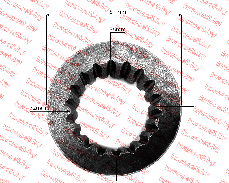 «Муфта вкл/выкл блокировки дифференциала Z18 Т-15/18/24» - фото 2