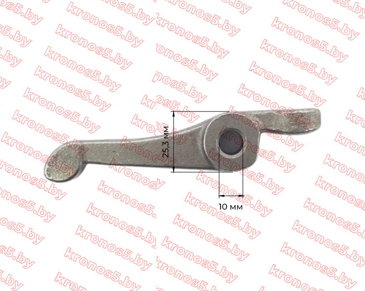 «Рычаг выжима сцепления (лапка) DONGFENG 244 G2 (2-х дисковая корзина сцепления)» - фото 2