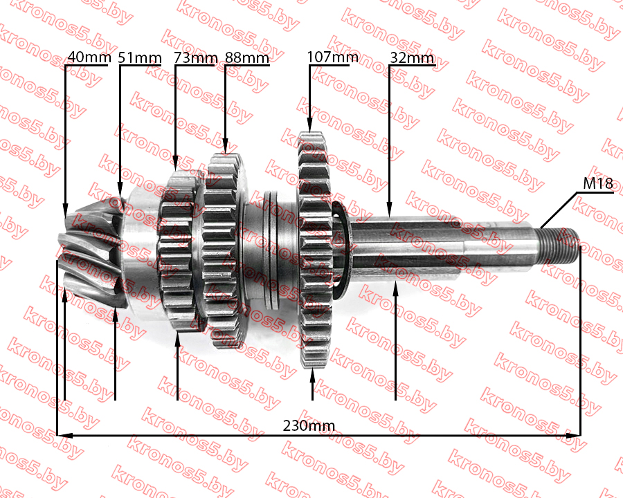 «Дифференциал заднего моста в сборе с корпусом Z-10/41» - фото 4
