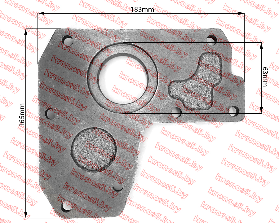 «Крышка КПП левая (под муфту сцепления) для минитрактора» - фото