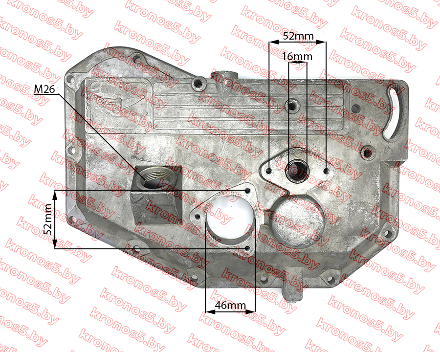 «Крышка двигателя правая длинная R180 180N» - фото