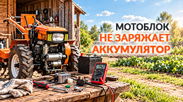 Мотоблок не заряжает аккумулятор: генератор и реле-регулятор