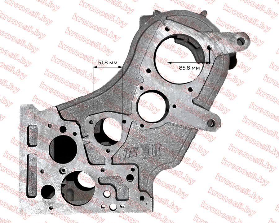 «Корпус КПП к мотоблокам с водяным охлаждением (крепление 2 болта)» - фото 3