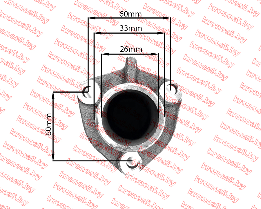 «Опора корпуса выжимного подшипника D=34/26 244 TY295IT» - фото 3