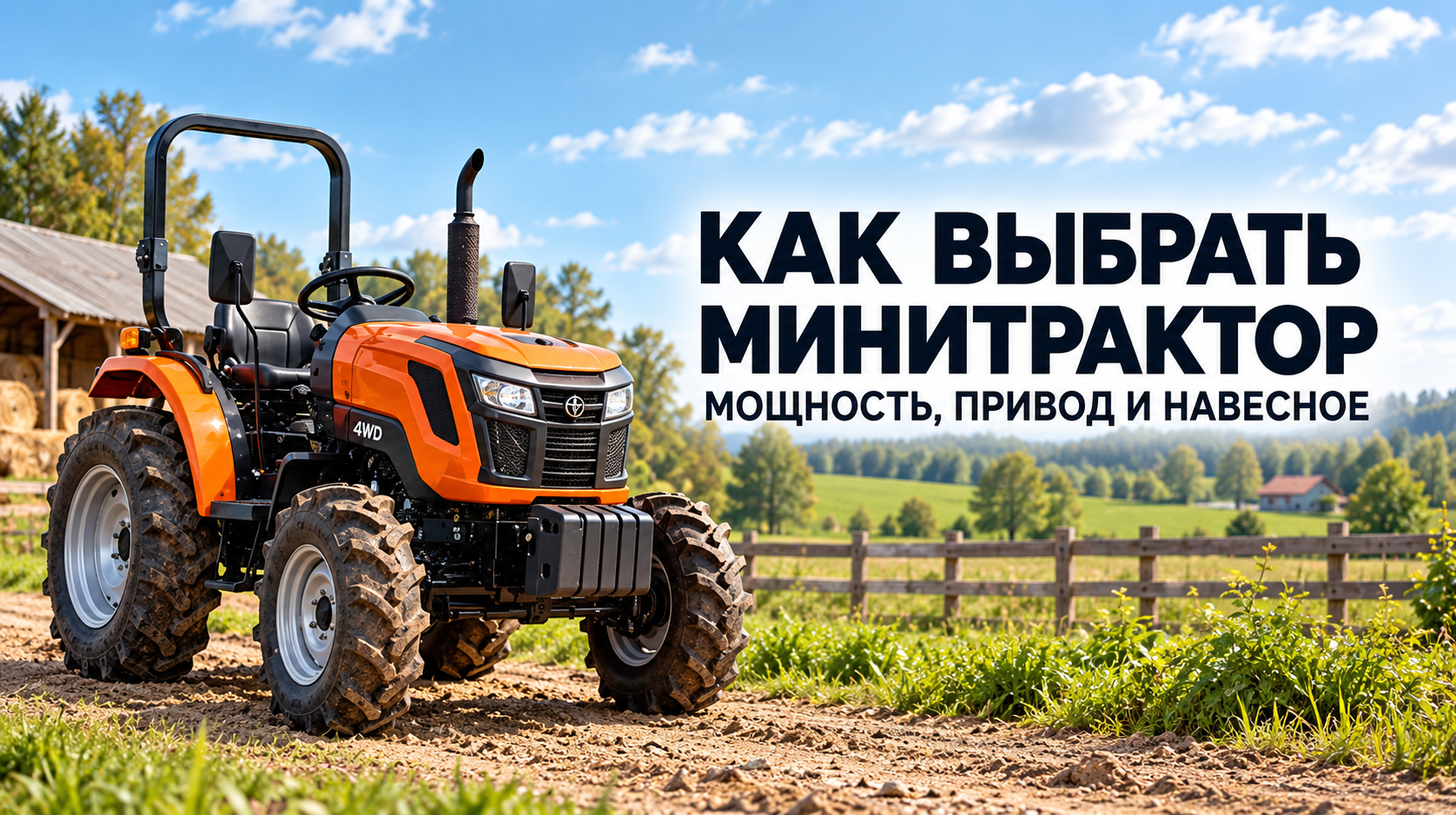 Как выбрать минитрактор для личного хозяйства