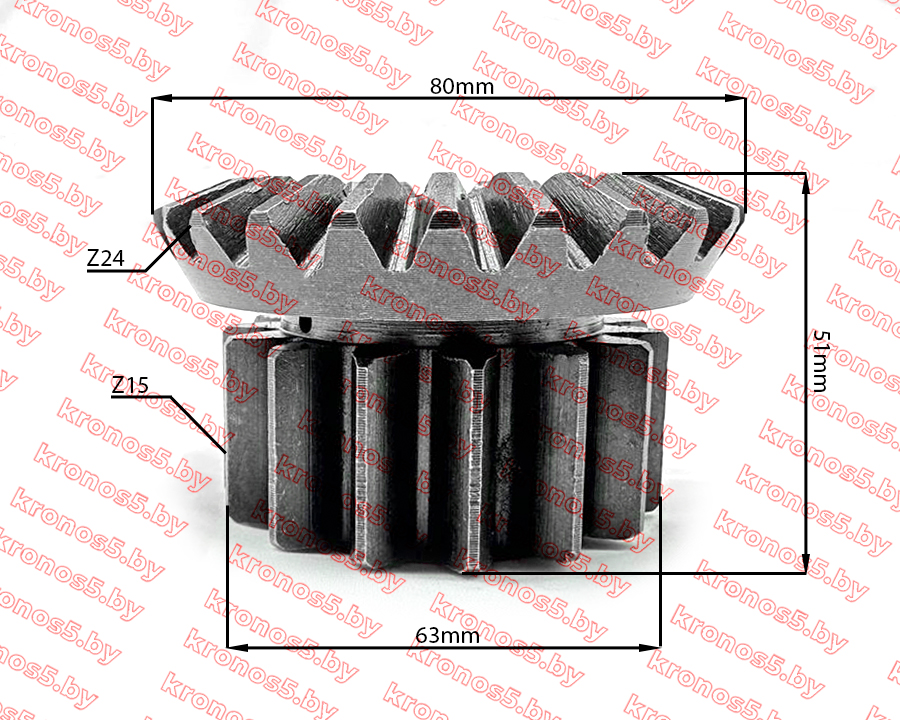 «Шестерня правой полуоси Z-15/24 ф=36 мм.» - фото