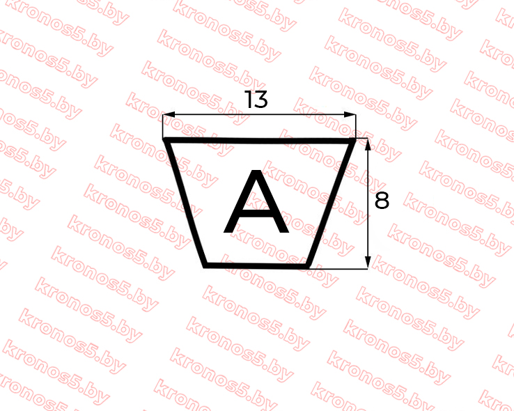 «Ремень А1650 Lw / 1625 Li / 1676 La» - фото 2