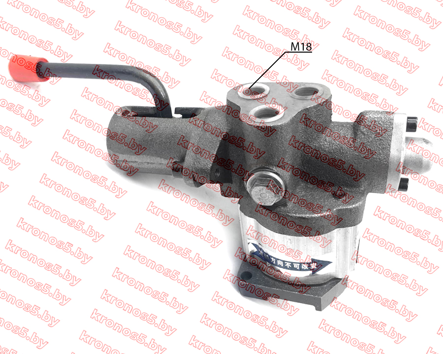 «Гидравлический насос (крепление 3 болта) с распределителем к минитрактору (с плавающим положением)» - фото