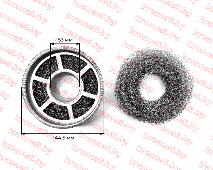 «Фильтрующий элемент воздушный (масляный) металлический zs1100/ty295» - фото 2