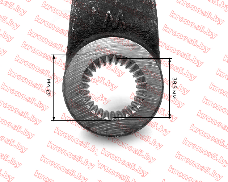 «Рычаг навески верхний гидро-подъемника наружный шлицевой Xingtai 224/24» - фото 3