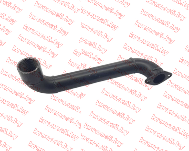 «Колено глушителя выход вниз (фланцы 2 отв., резьба) ZS1100 SK» - фото